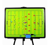 RoseFlower Magnetic Football Tactics Board, Portable Football Coaching Board Futsal Dry Erase Whiteboard Soccer Coach Marker Board Strategy Clipboard Folder Sport Equipment with Chess Piece Pen Eraser
