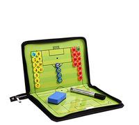 RoseFlower Magnetic Football Tactics Board, Portable Football Coaching Board Futsal Dry Erase Whiteboard Soccer Coach Marker Board Strategy Clipboard Folder Sport Equipment with Chess Piece Pen Eraser