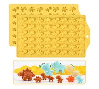 RoseFlower Mini Dinosaur Animal Silicone Jelly Mold 3D Cake Bread Mold DIY for Making Birthday Cake, Bread, Chocolate, Candy, Soap, Biscuit