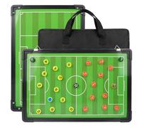 RoseFlower Pro Football Tactics Board Magnetic Soccer Coaching Clipboard