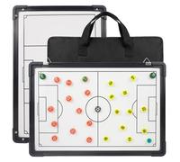 RoseFlower Pro Football Tactics Board Magnetic Soccer Coaching Clipboard