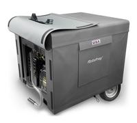 Rosefray Generator Cover-25”Lx24”Wx21”H,600D Heavy Duty Waterproof, Small Outside Equipment Cover for Champion,Predator,WEN,Ryobi,Generac,Westinghouse Portable Generator 3000-5000W-Gray/M
