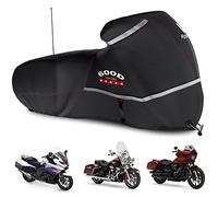 Rosefray Motorcycle Cover 600D Waterproof for Touring Models Harley Davidson Road King,Road Glide,Street Glide, Electra Glide,Low Rider-ST,Indian/Honda/BMW/Ducati/Suzuki/Kawasaki/KTM Outdoor Storage