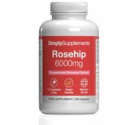 Rosehip Extract 2000mg with Vitamin C | Supports Joint Health & Skin Wellness | Vegans and Vegetarians Friendly | 240 Capsules = 2-Month Supply | Made in The UK in Accordance with GMP Standards
