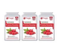 Rosehip Health+ (Pack of 3) 5000mg 120 Vegetarian & Vegan Tablets | High Strength Rosehip Tablets Supplements - UK Manufactured | GMP Standards by Prowise Healthcare