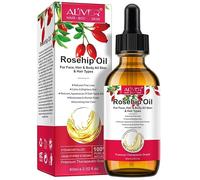 Rosehip Oil for Face, Hair and Body, Organic Cold Pressed, Natural, Hydrating, Nourishing & Moisturising Rosehip Seed Oil for Skin, Hair, Nails, and Body Oil