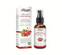 Rosehip Oil Organic, Pure Rosehip Seed Oil, Hydrating Face Oil, Dry Skin Care, Moisturizing, Anti-Aging Facial Oil to Plump, Balanc, Rosehip Oil for Skin Face Body Hair Nails