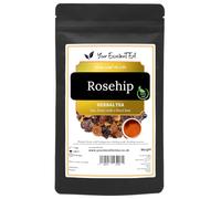 Rosehip Peel Loose Leaf Wild Rose Herbal Fruit Tea, Bright & Tangy, 50g