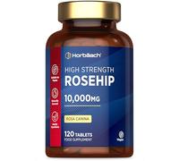 Rosehip Supplement 10,000mg | 120 Vegan Tablets | High Strength Rosa Canina | Naturally Sourced Extract | by Horbaach