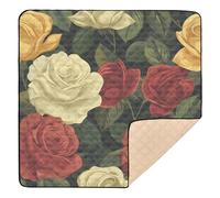 Rosehips Large Sturdy Baby Play Mat for Floor Cozy Breathable Activity Entertainment Mat for Baby Toddler Infant, 50'' x 50''