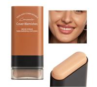 Roseionly Makeup Foundation Stick, 20g Long-Lasting Roseionly Stick Foundation, Full-Coverage Hydrating Korean Foundation with Built in Brush, Instant Concealer Foundation Eraser, for Women