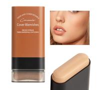 Roseionly Makeup Foundation Stick, 20g Long-Lasting Roseionly Stick Foundation, Full-Coverage Hydrating Korean Foundation with Built in Brush, Instant Concealer Foundation Eraser, for Women