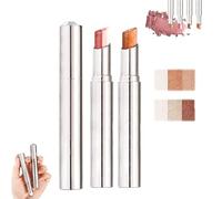 Roseionly - Waterproof Gradient Shimmer Eye-Shadow Stick,Three-Color Glitter Gradient Eyeshadow,Waterproof & Long-Lasting Eye Shadow Pencil for Effortless Eye Makeup (02+04)
