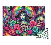 RoseJigsaw Puzzle Flower Non Toxic Couples Logic Training Party Game Best Puzzle Gift 1000 Pieces 52x38cm/1000pcs