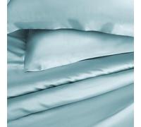 Roseley Extra Deep Bamboo Fitted Sheet Ultra Soft 300TC Hypoallergenic Breathable Bed Linen Deep Pocket Sheet Eco Friendly Easy Care Bedding [Duck Egg, King]
