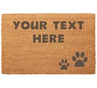 Roseley Natural Coconut Coir Doormat 40 x 60cm Personalised Address Custom Prints Add Your Own Design Entrance Hall Dirt Trapper (Your Own Design)