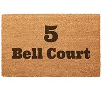 Roseley Natural Coconut Coir Doormat 40 x 60cm Personalised Address Custom Prints Add Your Own Design Entrance Hall Dirt Trapper (Design 03)