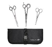 Roseline 3 Piece Scissor Set - Black