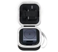 Roseliya Case Compatible with Anker 3-in-1 Cube MagSafe Charger 15W Max Fast Charging Stand, Power Station Storage Holder for USB-C Cable (Box Only) Black