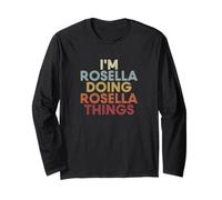 Rosella Name Rosella Personalized Name First Given Long Sleeve T-Shirt