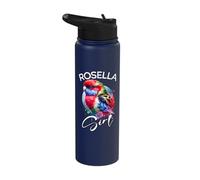 Rosella Parakeet Girl Rosella Parakeet Stainless Steel Insulated Water Bottle