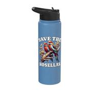 Rosella Parakeet Save Rosella Parakeet Stainless Steel Insulated Water Bottle