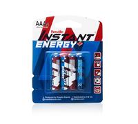 Roselle Instant Energy Plus AAA Batteries, LR03/AM4/1.5V, Pack of 4