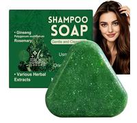 Rosemary & Amino Acids Strengthening Anti-Thinning Shampoo Bar, Clarifying Shampoo for Build-Up Removal, Deep Cleansing Scalp Care, Promotes Healthier-Looking Hair, Travel Friendly (1pcs)