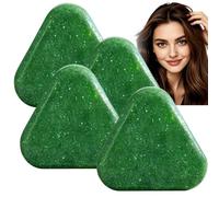 Rosemary & Amino Acids Strengthening Anti-Thinning Shampoo Bar, Clarifying Shampoo for Build-Up Removal, Deep Cleansing Scalp Care, Promotes Healthier-Looking Hair, Travel Friendly (4pcs)