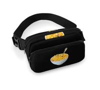 Rosemary Cheese Macaroni Bum Bag Fanny Pack Adjustable Belt Chest Waist Bag