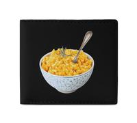 Rosemary Cheese Macaroni Mens Wallet Slim Leather Card Holder Bifold Wallets Front Pocket