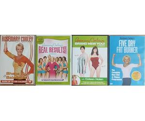 ROSEMARY CONLEY COLLECTION PART 1 - WORKOUT AEROBIC FITNESS & SALSACISE / 1. SHAPE UP & SALSACISE / 2. REAL RESULTS WORKOUT / 3. BRAND NEW YOU WORKOUT WITH COLEEN NOLAN / 4. FIVE DAY FAT BURNER