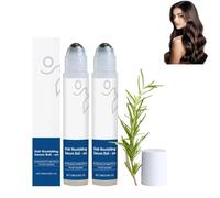 Rosemary Hair Growth Serum Roll On, 25 ml x 2 Roll-On Hair Serum, Rosemary Hair Roller Serum, Blocking Scalp Serum Promotes Oxygen Flow, Reduces Hair Loss, for All Hair Types