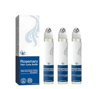 Rosemary Hair Growth Serum Roll On, Rosemary Oil Roller, Blocking Scalp Serums Promotes Oxygen Flow, Reduces Hair Loss, Scalp Care for Women & Men (3)