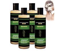 Rosemary Hair Growth Shampoo, 100ml Rosemary Hair Strengthening Shampoo, Moisturizing And Volumizing Sham/poos For Thinning Fine Hairs, Rose/mary Sha/mpoo Hair Growth For All Hair Types (4 PCS)