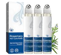 Rosemary Hair Serum Roll On, Hair Fall Control Serum for Women & Men, HAIR Scalp SERUM Roller, Reduces Hairs Loss and Promotes Scalp Health, Strengthening & Soothing Hairs Essence, Non-Greasy (3PCS)