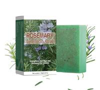 Rosemary Hair Shampoo Bar, Solid Rosemary Shampoo Soap With Olive Oil, Deep Cleansing Solid Shampoo Bar for Hair Growth, Nourish Dry Itchy Scalp, for All Hair Types (1 PCS)