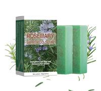 Rosemary Hair Shampoo Bar, Solid Rosemary Shampoo Soap With Olive Oil, Deep Cleansing Solid Shampoo Bar for Hair Growth, Nourish Dry Itchy Scalp, for All Hair Types (2 PCS)