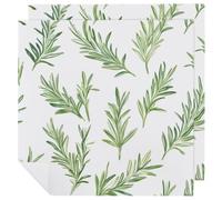 Rosemary Herb Pattern Cloth Napkins Set Printed Dinner Napkin for Parties Dinners Weddings Cocktail 2 PCS