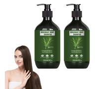 Rosemary Hydrolyzed Keratin Shampoo, Rosemary Biotin Shampoo, Soft and Fluffy Cleaning Conditioner, Hair Loss, Strengthening Hair, for Men and Women (2)