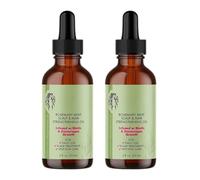Rosemary Mint Scalp & Hair Oil, Strengthening and Nourishing Hair Treatment with Natural Oils, Helps Reduce Breakage, Moisturizes Dry Scalp, Adds Shine (2pcs)