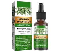Rosemary Oil For Hair Growth, 30ml Organics Rosemary Oil For Hair Growth, Natural Organic Rosemary EssentiaOil For Eyelashs, Eyebrows, Face, Skin Care, Body Massage, Aromatherapy, Nourishes The Scalp
