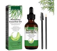 Rosemary Oil for Hair Growth 60ml, 100% Pure Essential Oil for Eyelashs, Hair Loss Treatment, Improve Blood Circulation, Stimulates Hair Growth for Men Women, Scalp & Hair Strengthening Oil