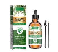 Rosemary Oil for Hair Growth 60ml, Pure Essential Oil for Eyelashes, Eyebrows, Face, Skin Care, Body Massage, Improve Hair Loss, Nourishes The Scalp