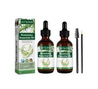 Rosemary Oil for Hair Growth & Skin Care - 100% Pure Rosemary Essential Oil for Eyebrow and Eyelash, Nourishes The Scalp, Stimulates Hair Growth for Men Women 120ML