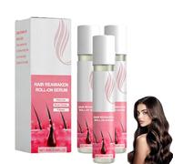 Rosemary Oil Roller, Hair Growth Serum Roll On,Hair Growth Roll-On Massage Essence,Promotes Thicker Natural Hair, Damage Repair, Loss Prevention, Ideal for Dry Scalp (3pcs)