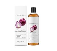 Rosemary Onion Shampoo for Men & Women, Volumizing and Strengthening Formula with Rosemary Oil, Red Onion and Cinnamon Extract, Sulfate Free Daily Scalp Cleansing Hair Care, 200ml (1 Piece)