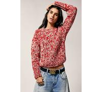 Rosemary Pullover at Free People in Scarlet Mint Combo, Size: XS - female