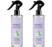 Rosemary Rice Water Volumizing Hair Spray, Rosemary and Rice Water Spray, Lightweight, Non-Greasy, Fast-Absorbing Formulas For Healthy, Smooth & Voluminous, For All Hair Types (B*2)