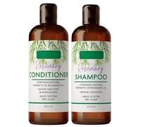 Rosemary Shampoo and Conditioner Set 2 x 400ml - Natural Rosemary Oil for Dry Scalp - Gentle Cleansing & Nourishing Hair Care - Soothes Itchy Scalp & Strengthens Hair